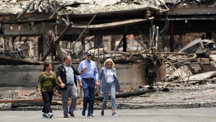Biden tras los incendios en Hawái: "Estamos centrados en la búsqueda y en el rescate"