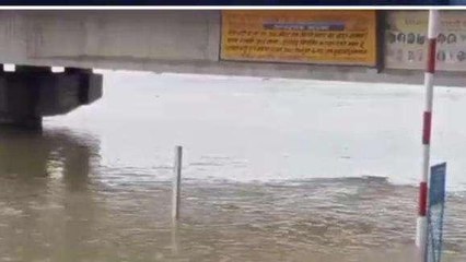 उन्नाव में खतरे के निशान के ऊपर बह रही गंगा नदी, किसानों की फसलें हुईं खराब