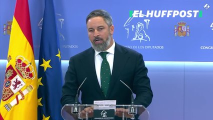 Abascal no deja que le hagan preguntas tras sus declaraciones