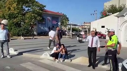Tekirdağ Çorlu'da Yolcu Otobüsü Yaya Geçidinde Vatandaşı Çarptı
