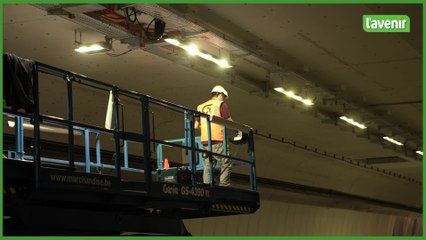 Dans les temps, les travaux du tunnel de Cointe touchent à leur fin