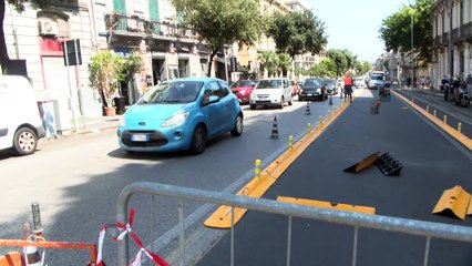 I cordoli sul corso Cavour, parlano commercianti e residenti