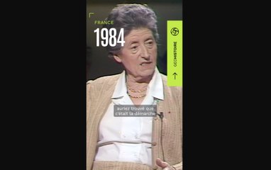 1984 : ce que signifiait être résistante selon Lucie Aubrac