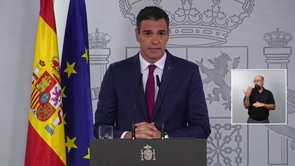 Pedro Sánchez: "No hay otra alternativa que reeditar un Gobierno de progreso que consolide los avances logrados en estos últimos años".