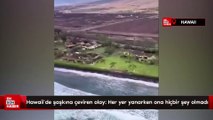 Hawaii'de şaşkına çeviren olay! Her yer yanarken ona hiçbir şey olmadı