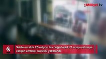 Emlakçının 20 milyon liralık arsa oyunu noterde son buldu! Suçüstü yakalandılar