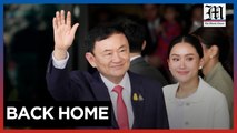 Thai Ex-PM Thaksin returns from exile