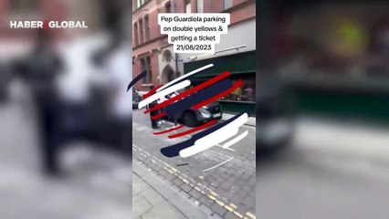 Pep Guardiola kendisine ceza yazan trafik polisine misilleme yaptı!