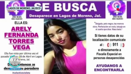 Buscan a Arely y Sergio, jóvenes secuestrados por sujetos armados en Lagos de Moreno
