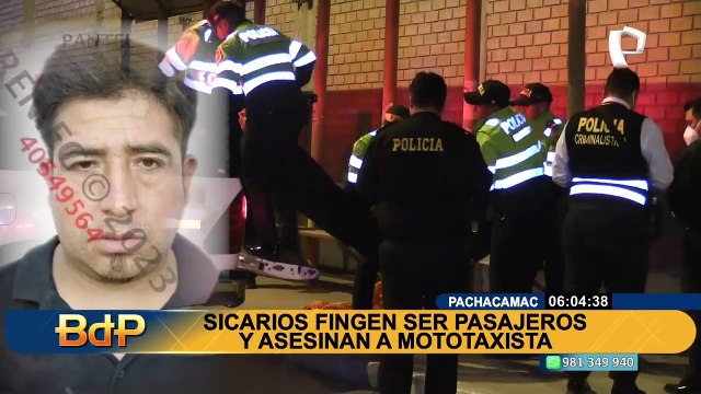Pachacamac: mototaxista es asesinado por sicarios que fingían ser pasajeros