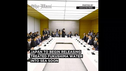 Japan to begin releasing treated Fukushima water into sea soon