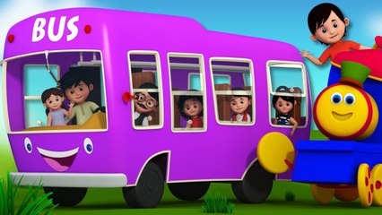 The Wheels On The Bus - Bob The Train Songs For Children By Kids Tv