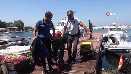 Yalova'da Tarihi Eserler Denizden Çıkarıldı