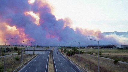 Feuer in Griechenland: Offenbar 18 Migranten ums Leben gekommen
