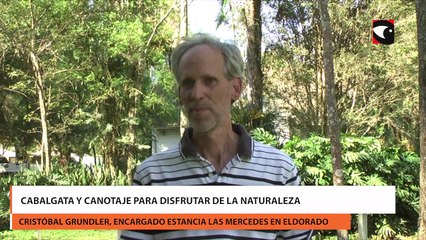 Cabalgata y canotaje para disfrutar de la naturaleza