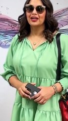 Bipasha Basu Looks Stunning in Green Outfit
