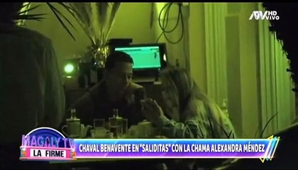 Alexandra Méndez y Cristian Benavente son captados cenando y en departamento.
