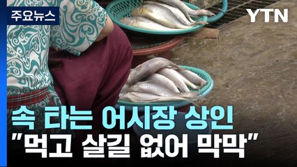 속타는 어시장 상인들..."생명과 안전 위협" / YTN