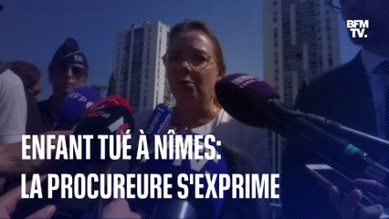 Enfant tué à Nîmes: la procureure s'exprime