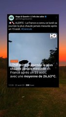 La France a connu ce lundi sa journée la plus chaude jamais mesurée après un 15 août