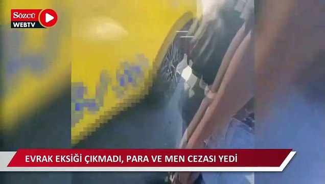 ‘Evrakım yok polisten kaçıyorum’ yalanını söyledi: Almadığı yolcu denetim yapan polis çıktı
