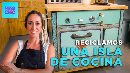 PASO a PASO: CONVERTIMOS UNA COCINA VIEJA en una ISLA DE COCINA | Mas Chic