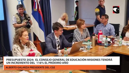 Presupuesto 2024:  El Consejo General de Educación Misiones tendrá un incremento del  116% el próximo año