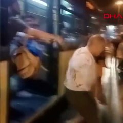 Otobüste gerginlik; yolcular zorla indirdi