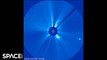 'Butterfly-shape' Coronal Mass Ejection Captured