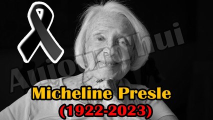  Cet après midi: Micheline Presle est décédée le jour de son 101e anniversaire