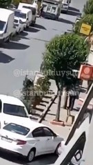 Silahlı saldırı anı kamerada