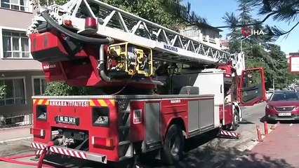 Le réfrigérateur sur le balcon d'une maison à Ankara a explosé, l'appartement a été ravagé par les flammes