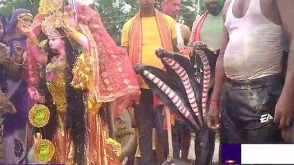 अररिया: देधुवा पंचायत स्थित मां बिषहरी की प्रतिमा विसर्जित, स्थापना के पीछे है दिलचस्प कहानी