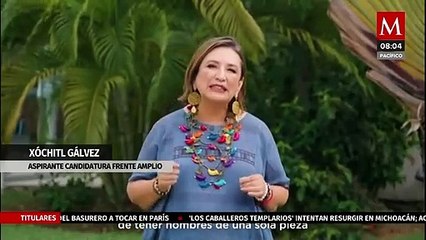 Xóchitl Gálvez califica a Santiago Creel como demócrata y le da la bienvenida a su equipo