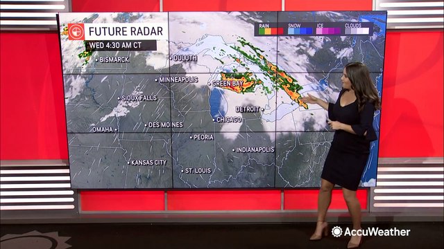 Rounds of storms to hit Midwest, Northeast