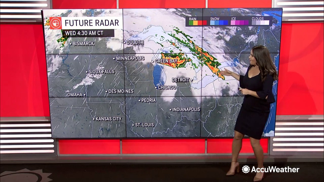 Rounds of storms to hit Midwest, Northeast