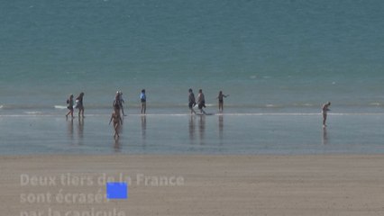 Canicule: 22 degrés en Bretagne, les touristes viennent "se mettre au frais"
