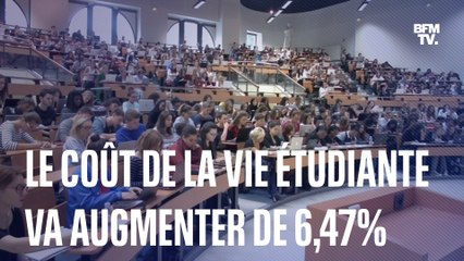 Le coût de la vie étudiante va augmenter de plus de 6% à la rentrée, selon l'Unef
