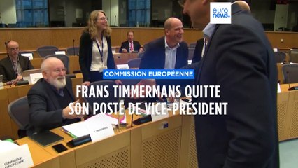 Commission européenne : Frans Timmermans quitte la vice-présidence