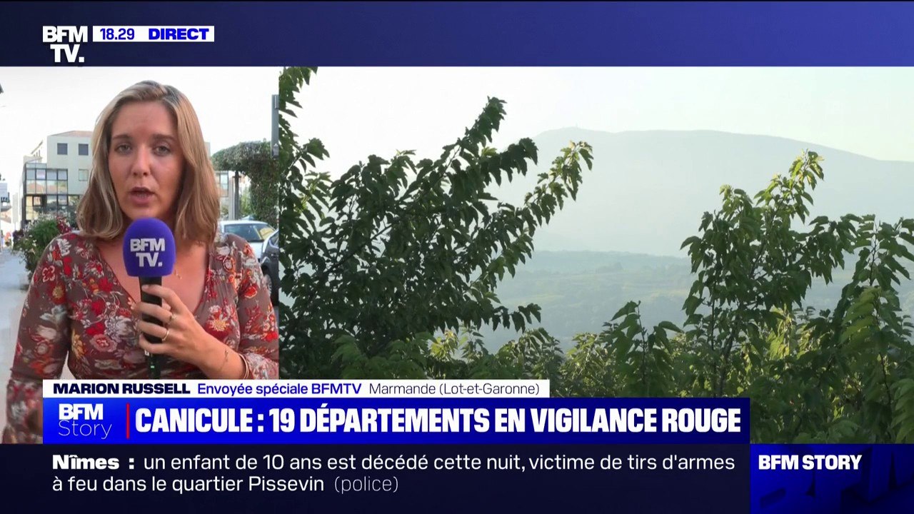 Vigilance rouge canicule: 40°C attendus ce mercredi à Marmande (Lot-et-Garonne)