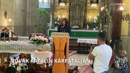 Novák Katalin Beregszászon: "számíthatnak a magyarokra a megtámadottak"