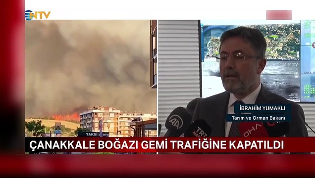 Dernière minute： Ministre de l'Agriculture et des Forêts Yumaklı： 6 villages ont été évacués lors de l'incendie à Çanakkale, aucune perte de vie