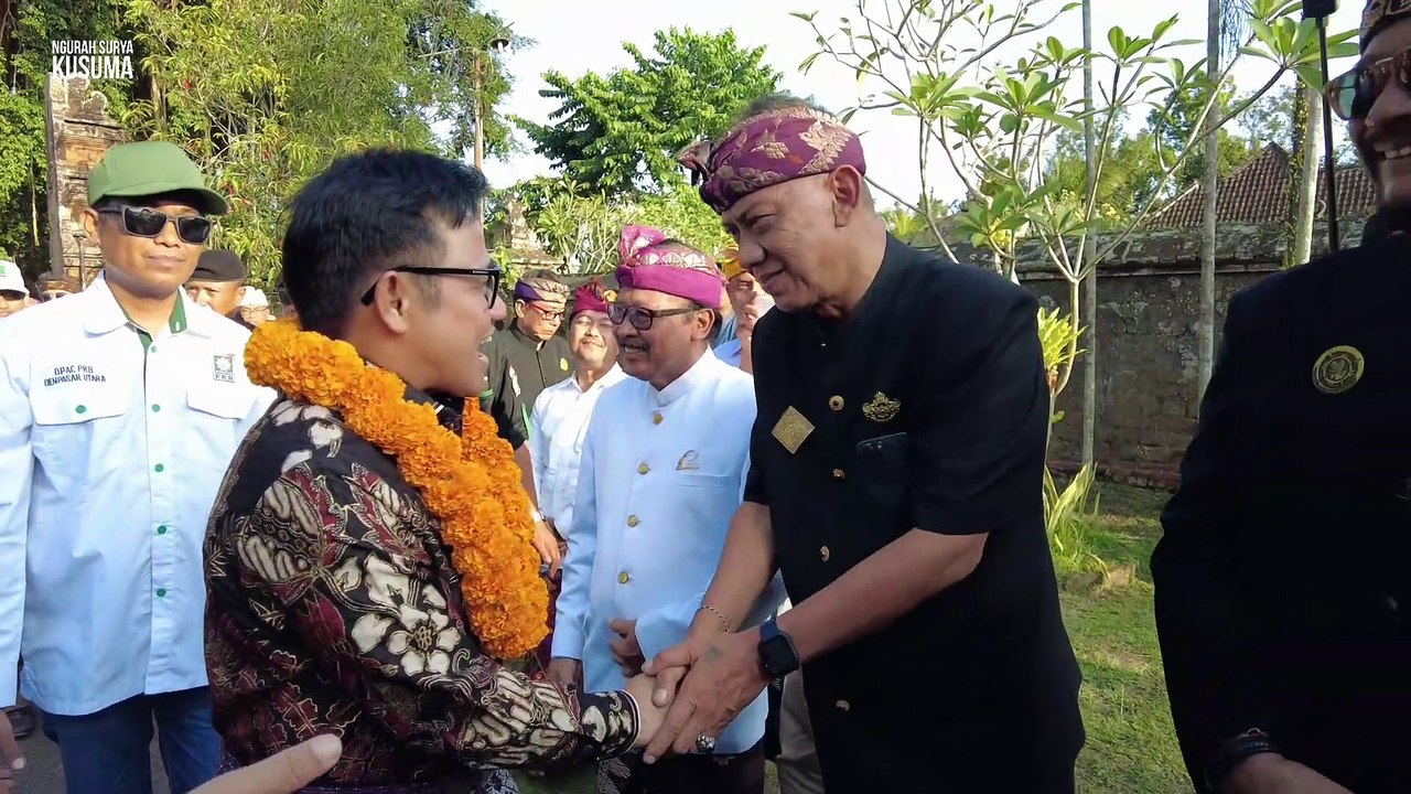 Muhaimin Iskandar (Cak Imin) Hadiri Dialog Kebudayaan Penglingsir Puri Se-Bali Di Puri Anom Tabanan