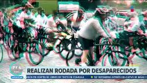 Realizan rodada ciclista por desaparecidos en Fresnillo, Zacatecas