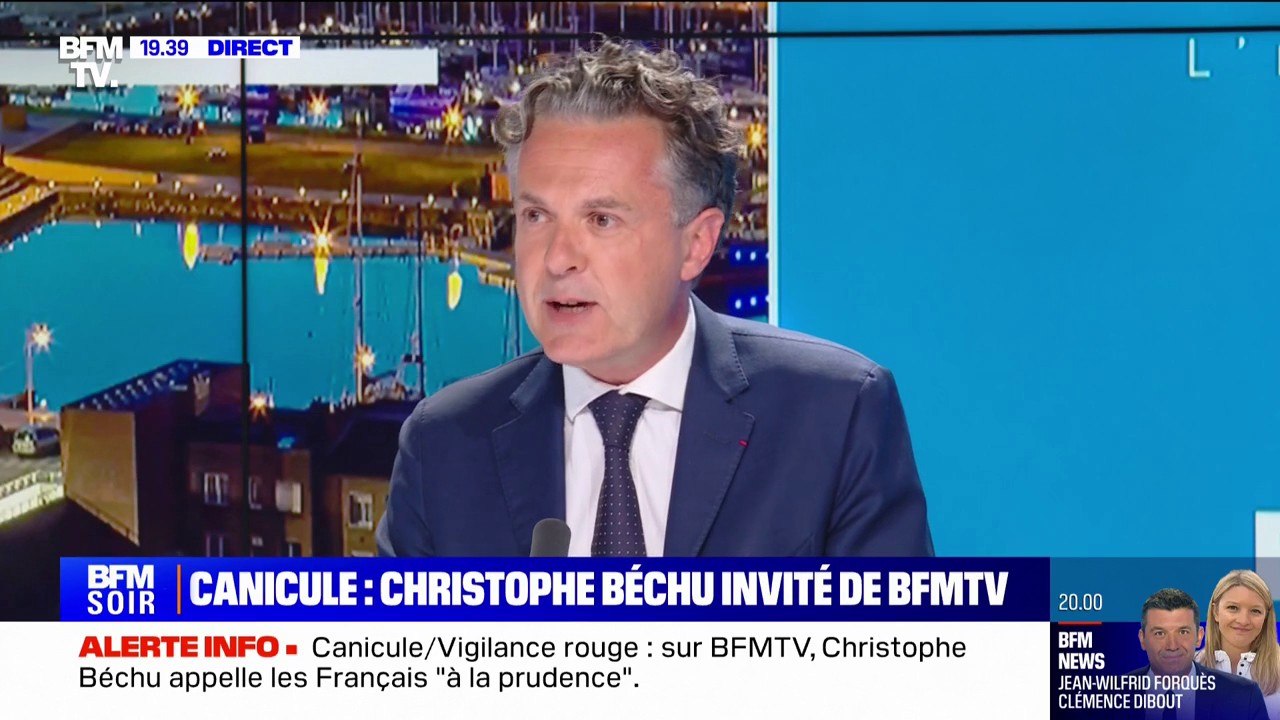 Christophe Béchu, ministre de la Transition éco...