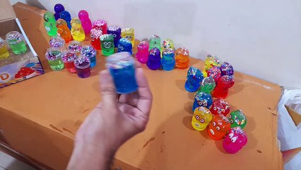Unboxing and Review of Cute Shaped Bottle Slime Crystal Mud Putty Toy Play Mud Squishy Transparent Colourful Slime for Kids