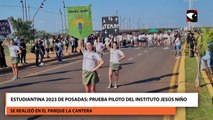 Estudiantina 2023 de Posadas: Prueba piloto del instituto Jesús Niño