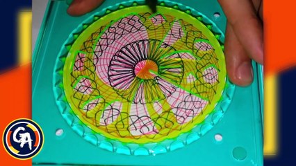 TRAZANDO un gráfico hipotrocoide usando un espirógrafo de engranaje. VIDEO #1. PLOTTING a hypotrochoid graph using a gear spirograph. VIDEO #1.