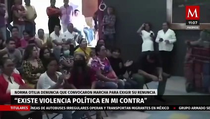 Al borde del llanto, alcaldesa de Chilpancingo acusa violencia política en su contra