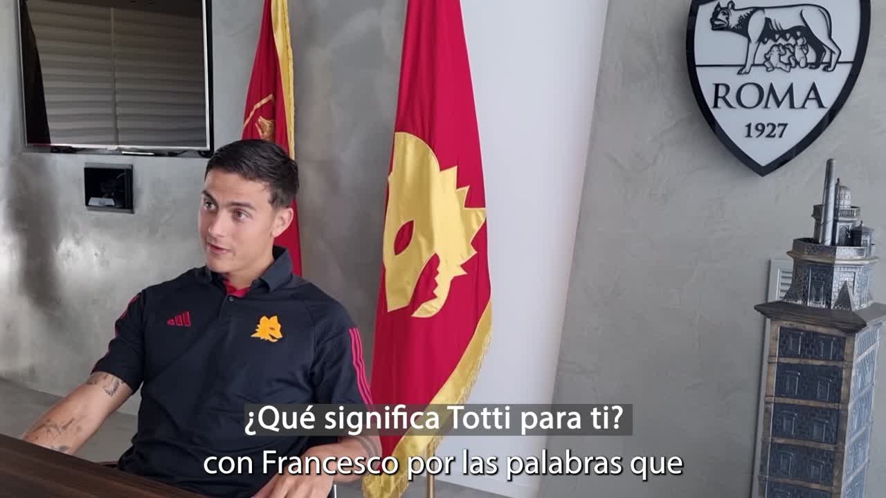 ENTREVISTA DYBALA | LA IMPORTANCIA de FRANCESCO TOTTI en la ROMA | DIARIO AS